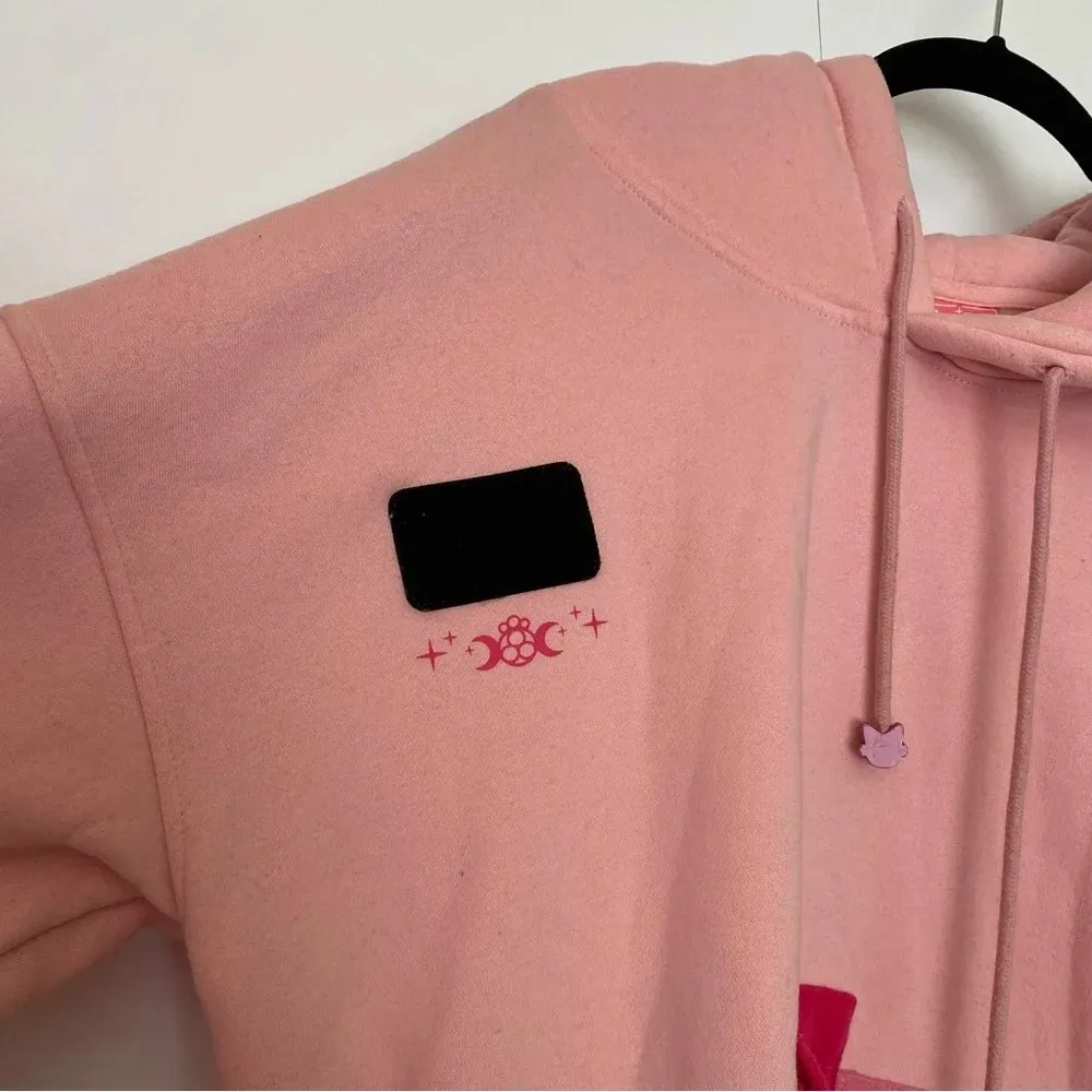 Moon may pink oversized‎ hoodie size M - Image 5