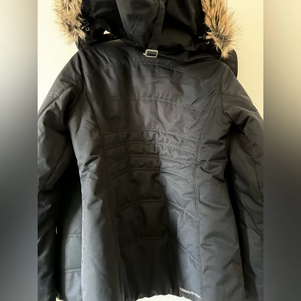 Obermeyer Black Ski Jacket with Fur Trim - Image 9