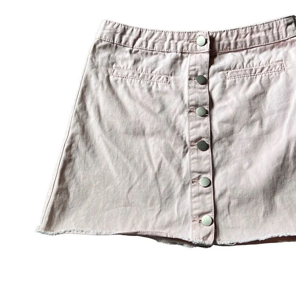 Forever 21 light pink button down skirt - Image 2