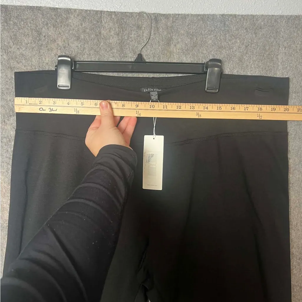 Eileen Fisher Woman 2X Black High waist ankle legging New - Image 8