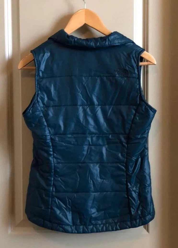 Teal And Plaid Northface Vest - Image 2