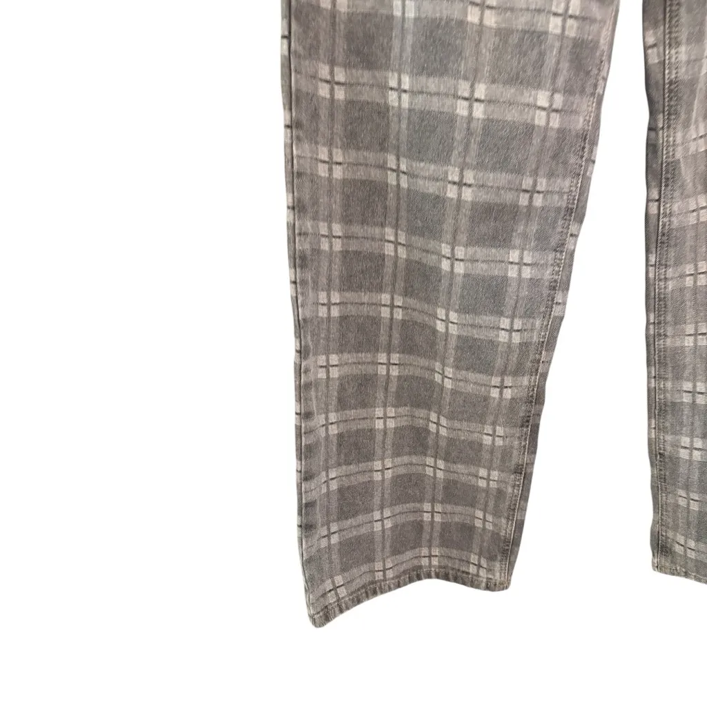 NWT Forever 21 Plaid Baggy Jeans - Image 7