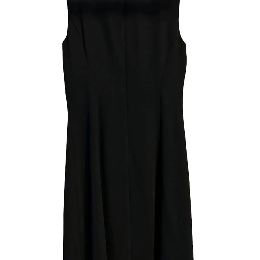 Ann Taylor Loft Black Cocktail Dress with Crystal Embellishments - Image 3