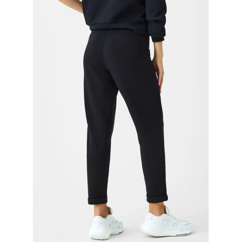 Spanx AirEssentials Tapered Pants Very Black Soft Slim 7/8 Ankle Joggers Travel - Image 5