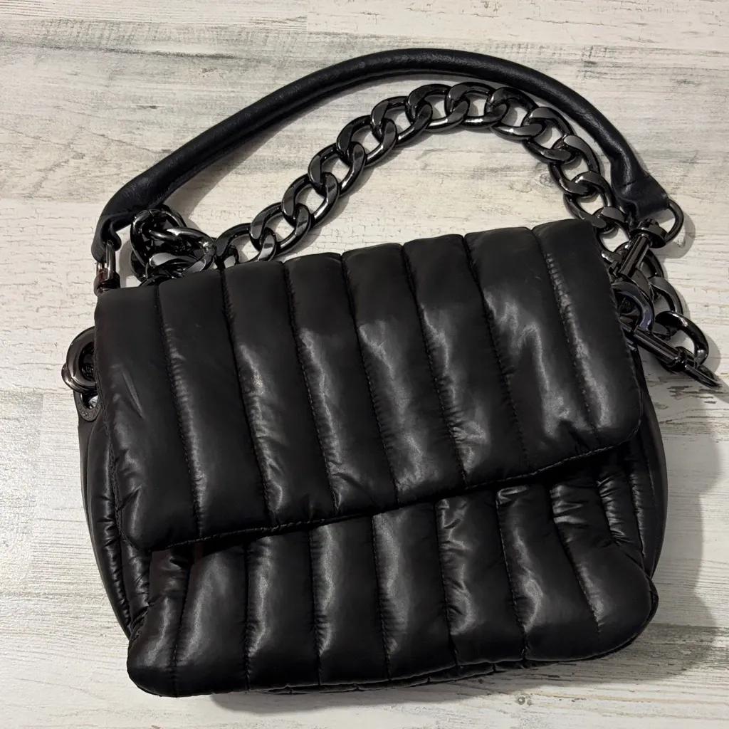 THINK ROYLN Black Quilted Shoulder Bag - Image 5