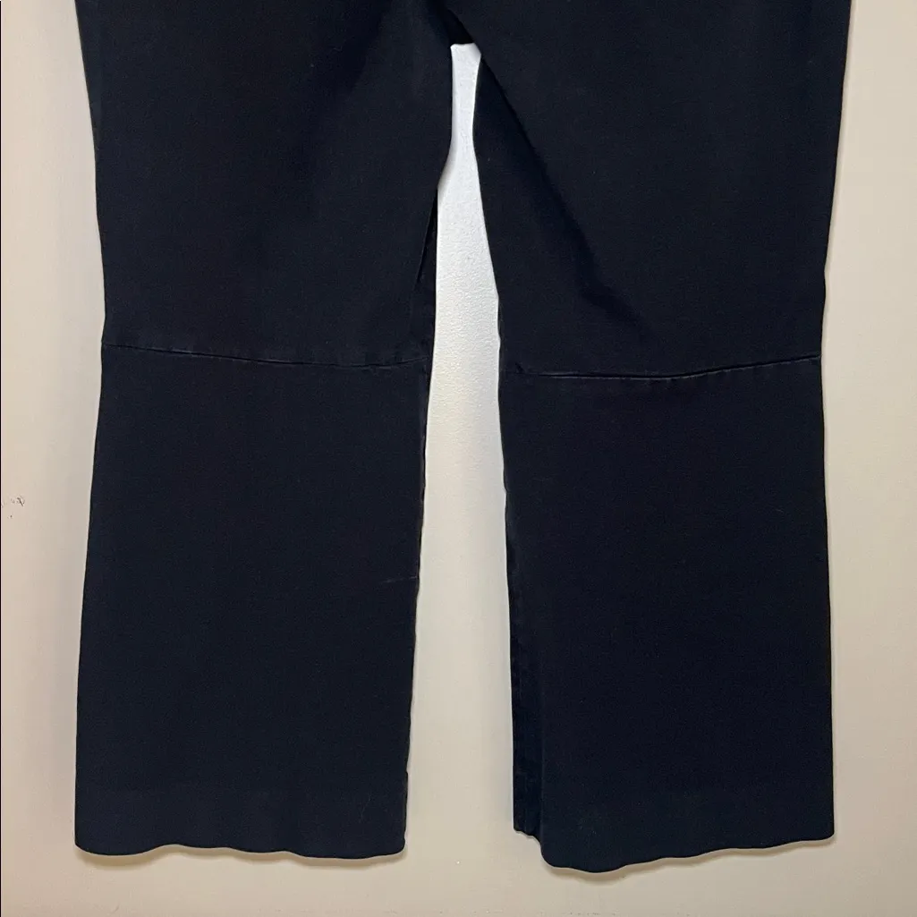 Jcrew Classic Black Women's Cropped Trouser Size 14 - Image 6