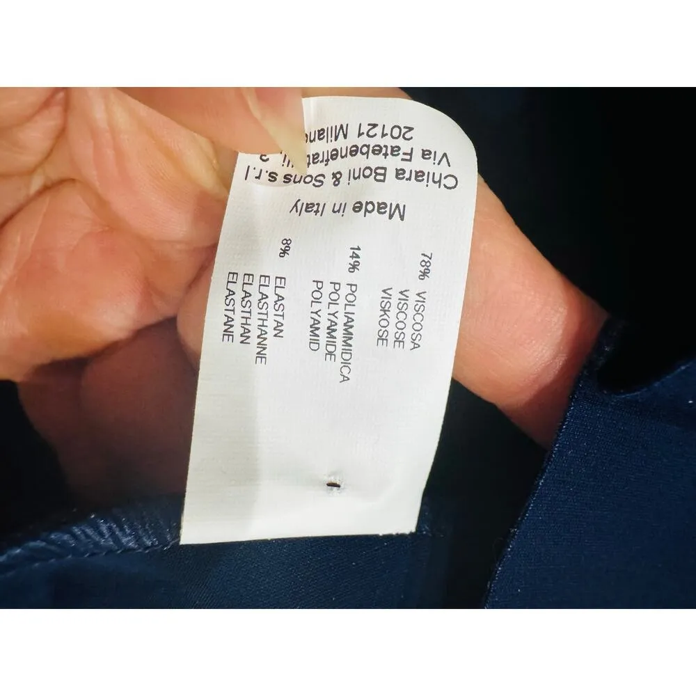 Chiara Boni La Petite Robe navy Blue Ruched Sequin - Image 12