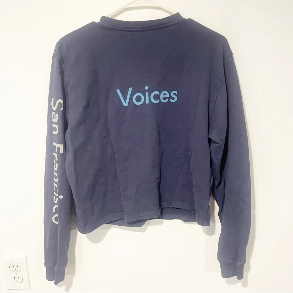 Outdoor Voices Size Small Blue San Francisco Crewneck Sweatshirt - Image 3
