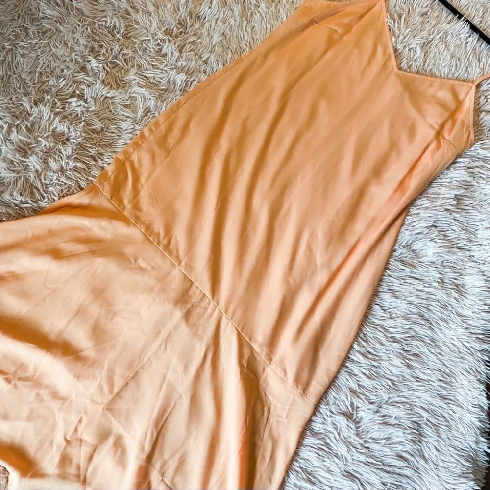 Lulu’s Lovely Lilies Midi Dress in Orange Medium - Image 2