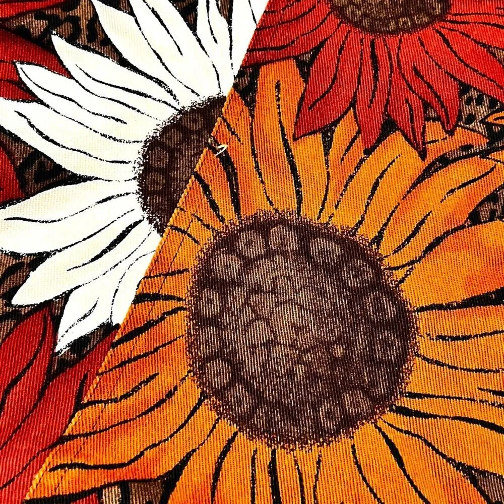 ★ Vintage Sunflower (90’s) Floral Print Button-Up Jacket by French Laundry ★ - Image 8