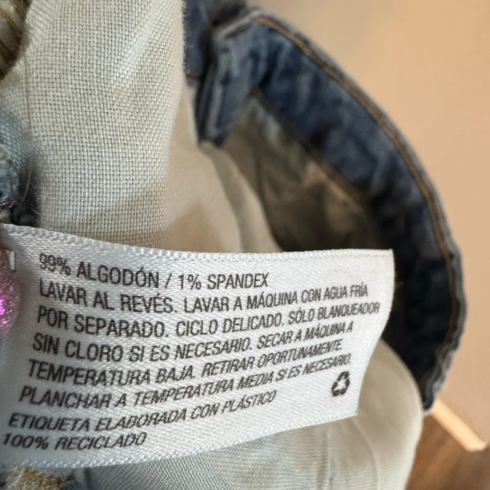 2/$10 Wild Fable Light Blue Ripped Ankle Jeans Highest Rise Mom Jean - Image 5