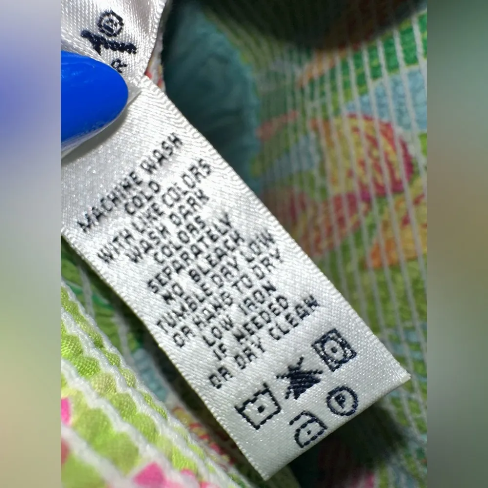 Lilly Pulitzer Vintage 1990s Smocked Tropical Print Hawaiian Midi Dress - Image 8