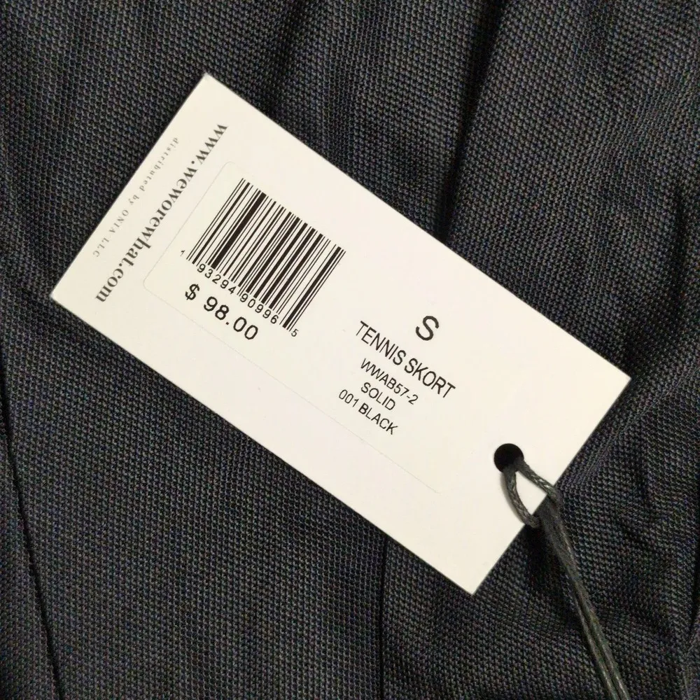 We Wore What Tennis Skort Skirt Shorts Black Active Athletic Athleisure S New - Image 10