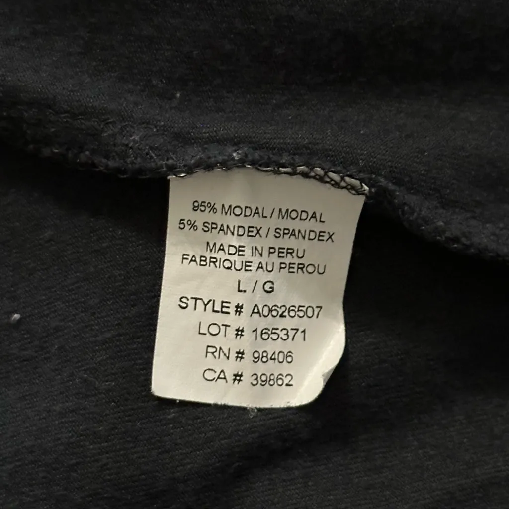 Theory Women’s Size L Black Super Soft Drapey Open Cardigan - Image 5