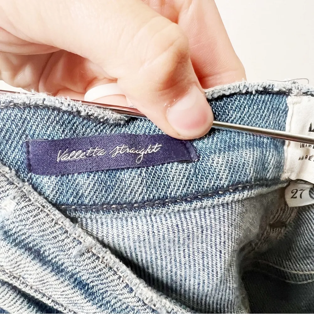 McGuire Valletta Straight Raw Edge Jeans Size 27 Women’s Denim Distressed - Image 5