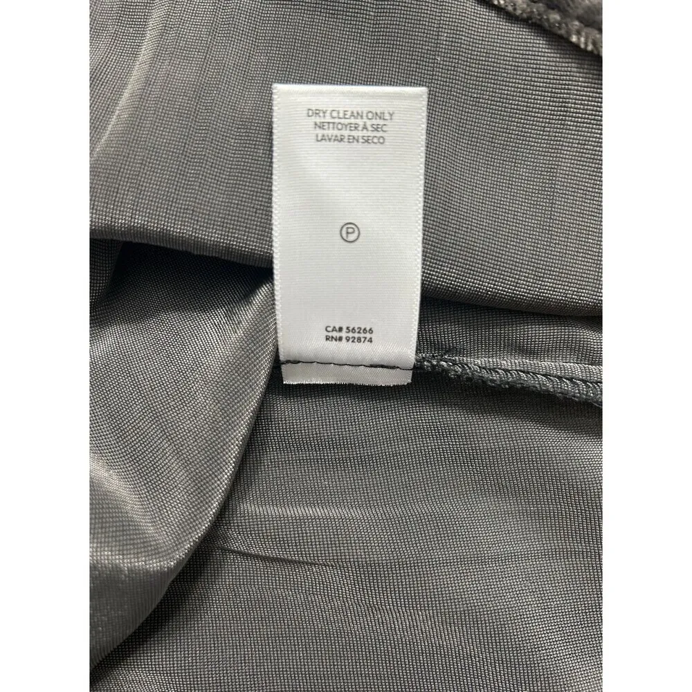 New Splendid XS Black Velvet Button Down Shirt Long Sleeve Pockets Gothic Luxe - Image 8