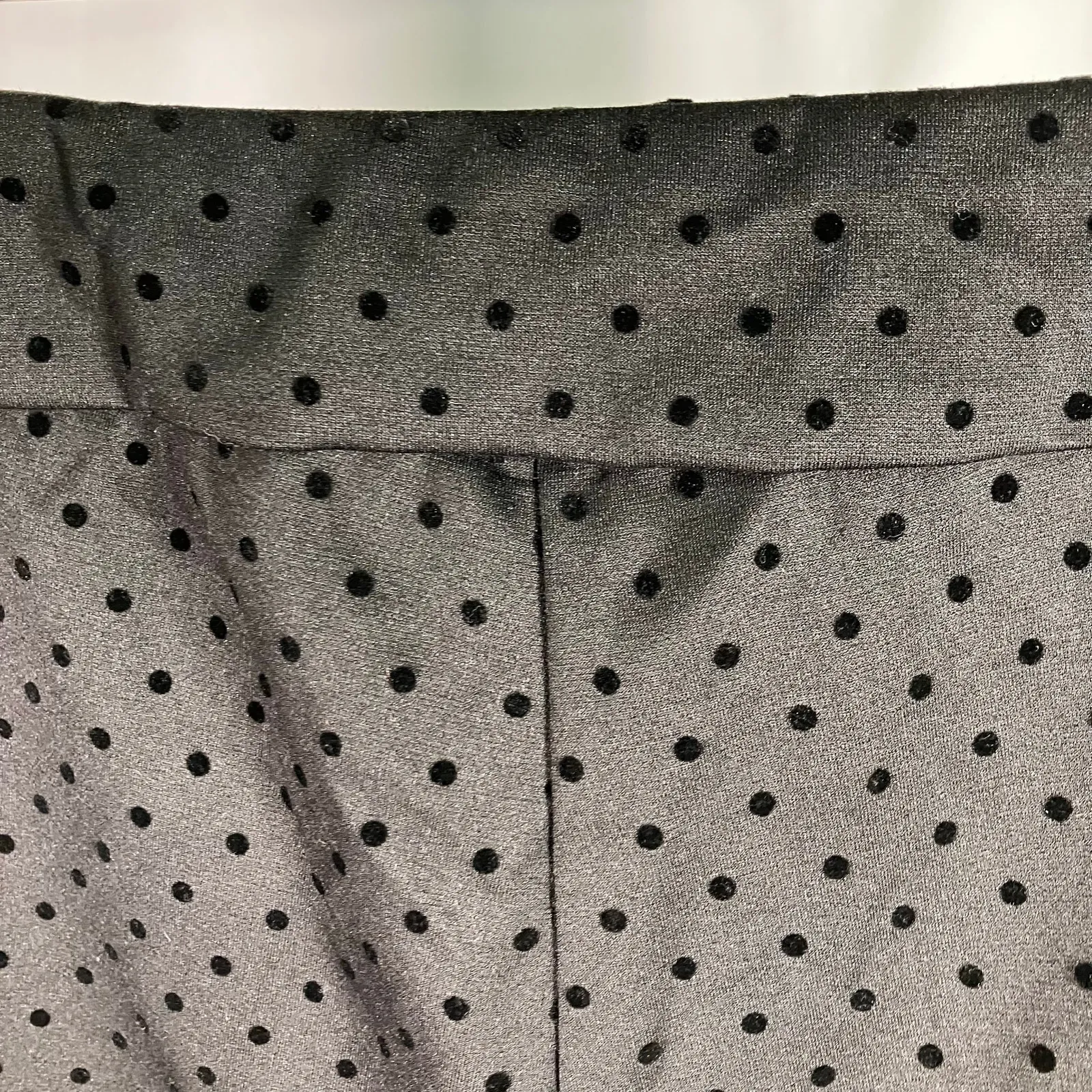 Jones & Co Jones New York Pull-On Pants 3X Black Polka Dot Stretch Ankle Trouser - Image 9