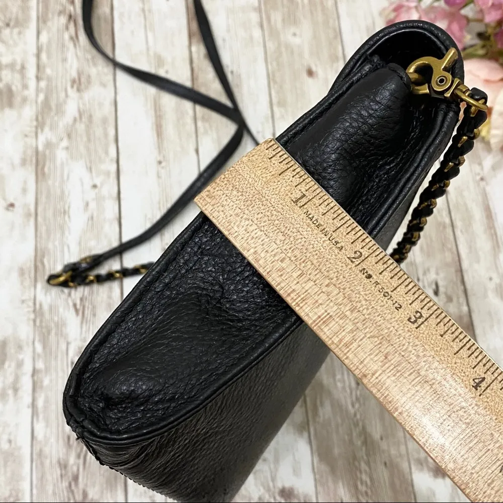 Elliott Lucca Black Envelope Clutch Crossbody Bag - Image 6