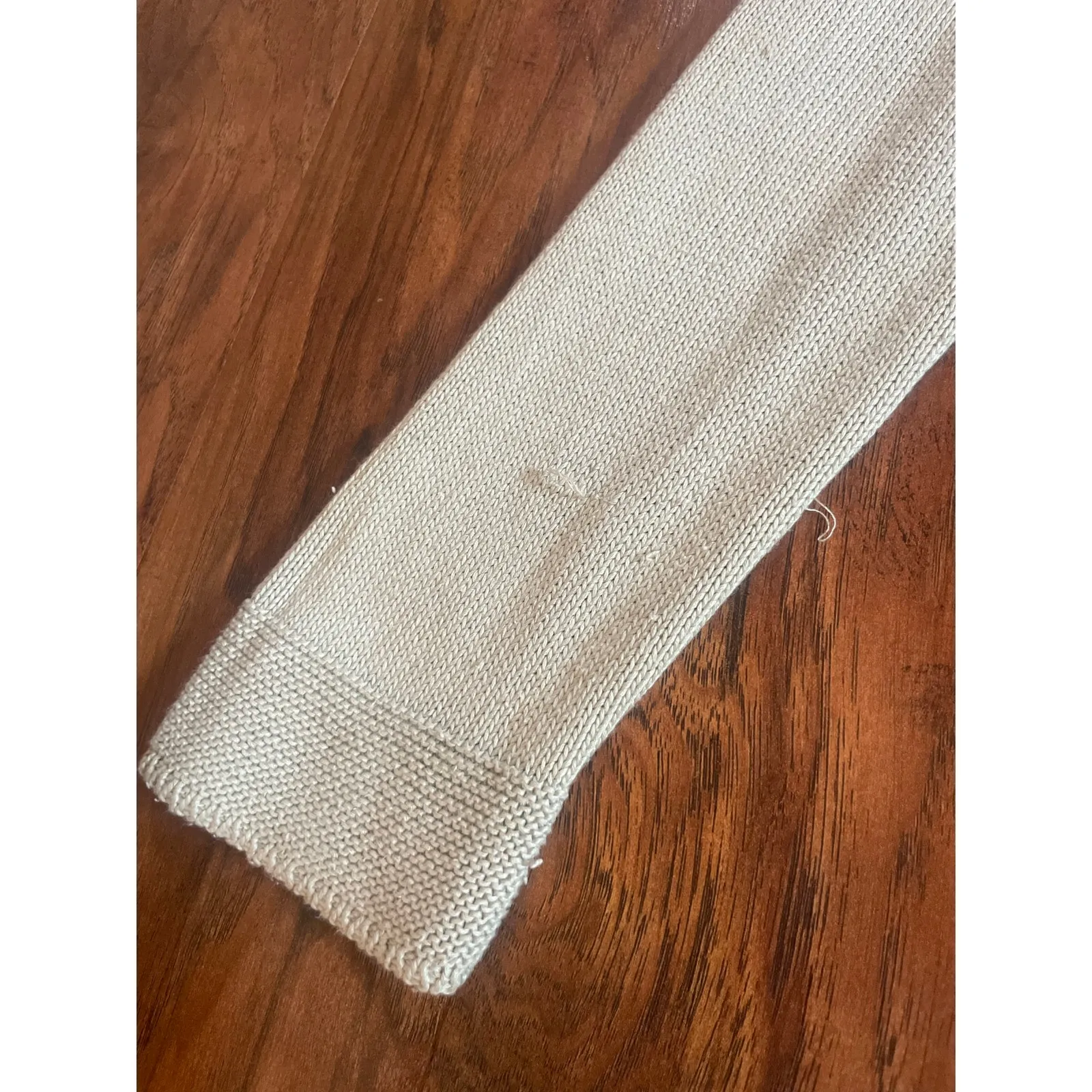 LORO PIANA Pistachio Green Cardigan Sweater Silk Cotton AS-IS  Size 42 Medium M - Image 11