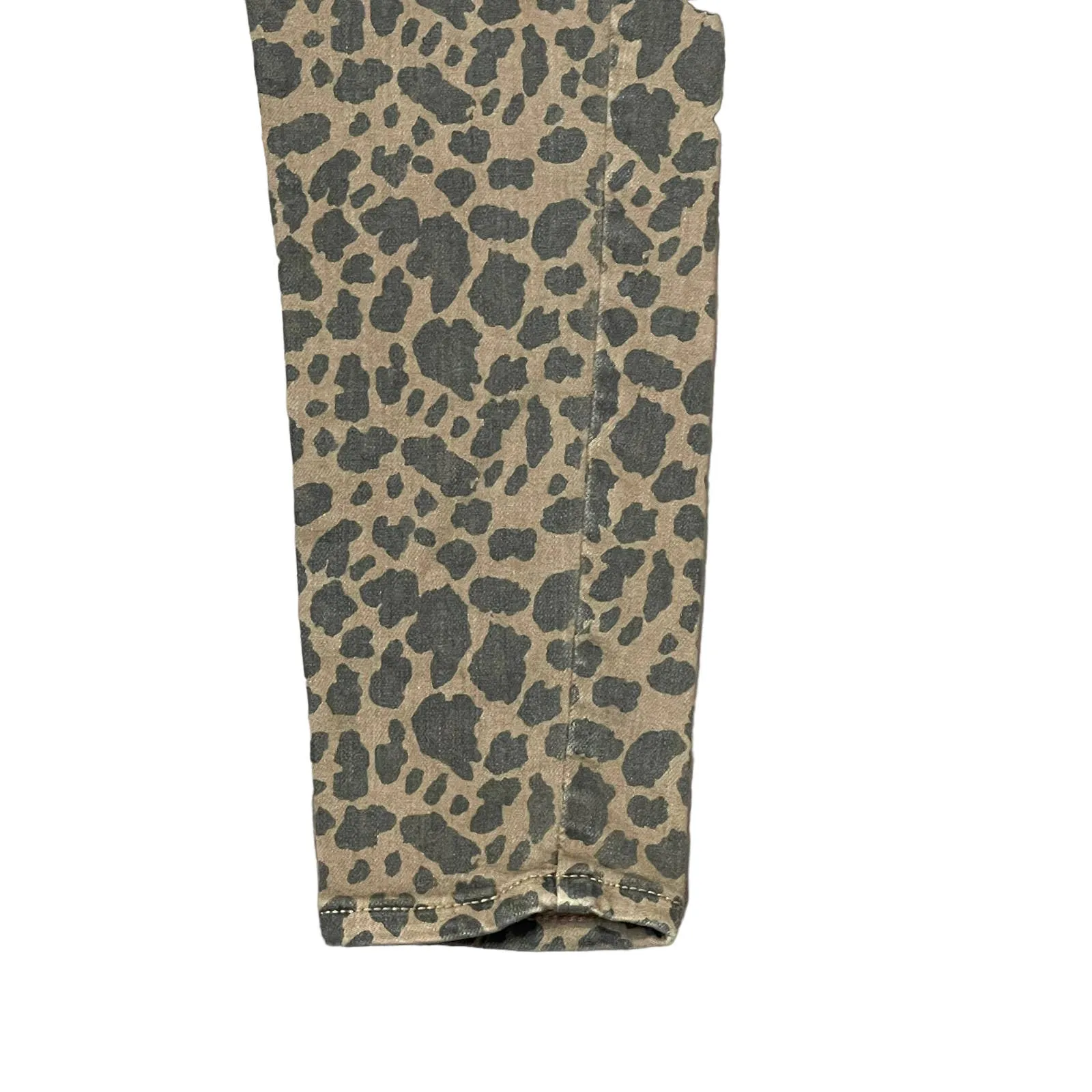 American Eagle Curvy Super Hi-Rise Jegging‎ Leopard Skinny Stretch Jeans 0 Women - Image 4
