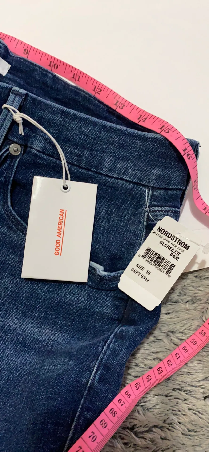 Good American HIGH WAIST GOOD LEGS CROP JEAN 15 - Image 7