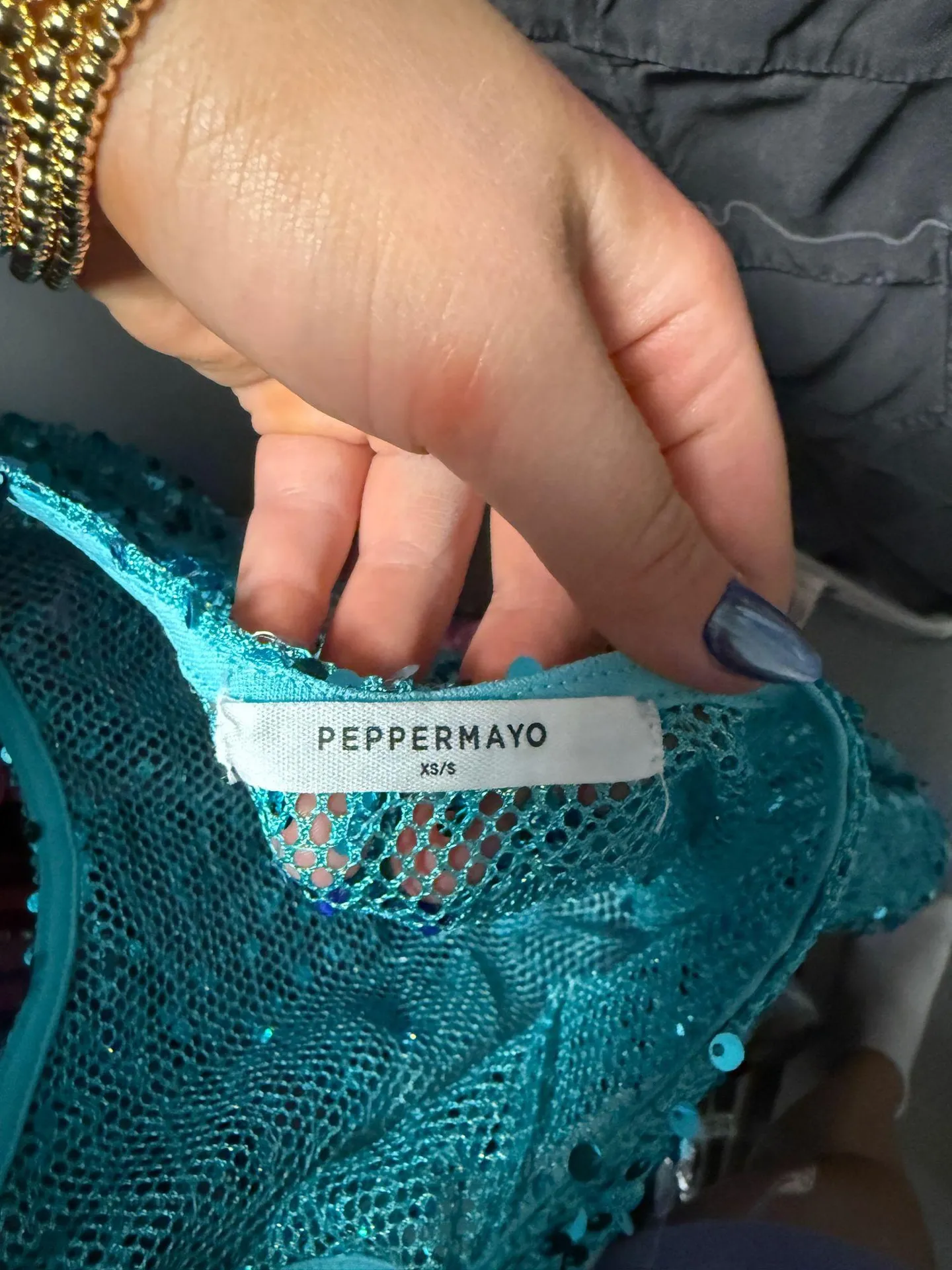 Peppermayo Astrid Sequin Mini Dress - Image 3