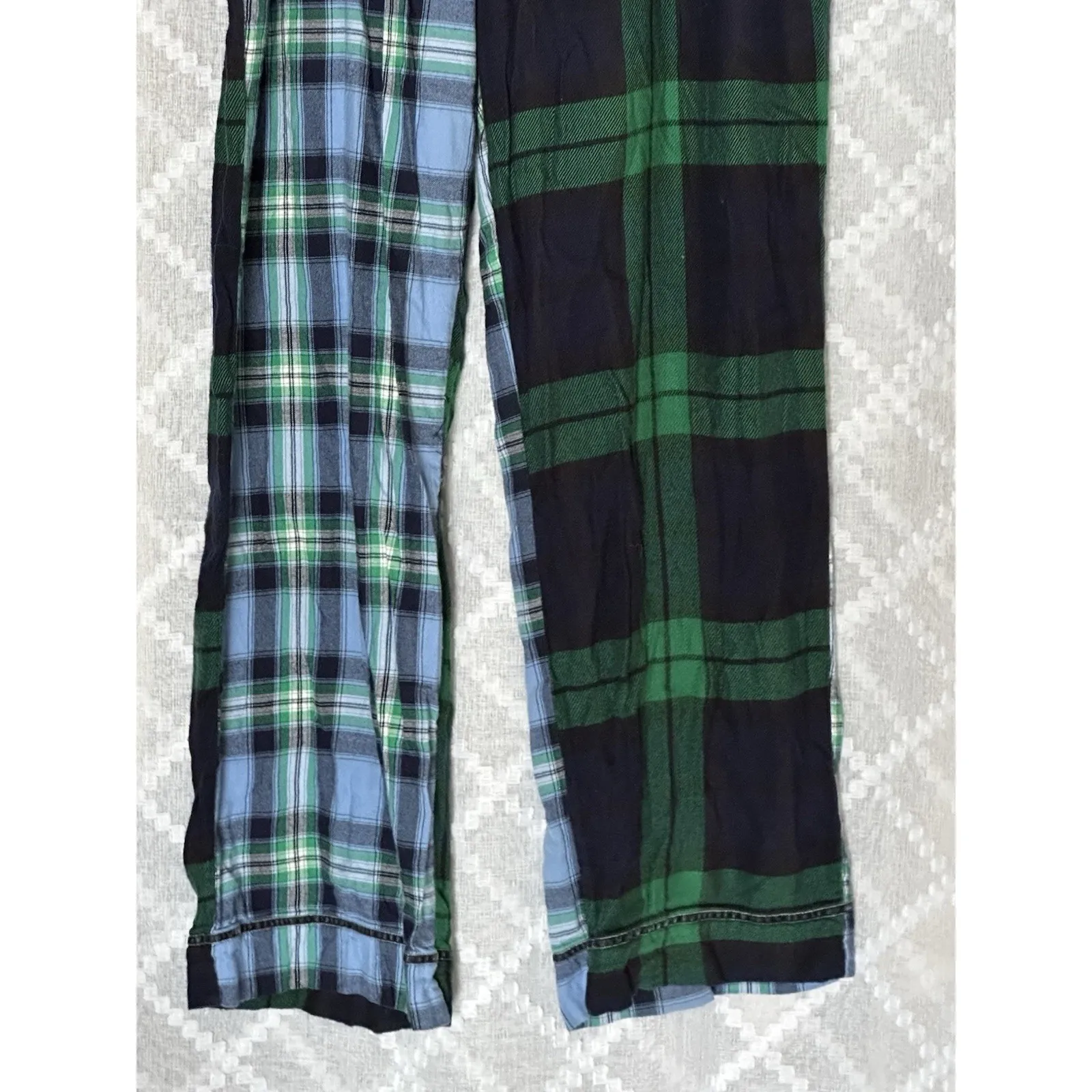 Aerie Plaid Patchwork Flannel Pajama Pants XL Women's - Image 3