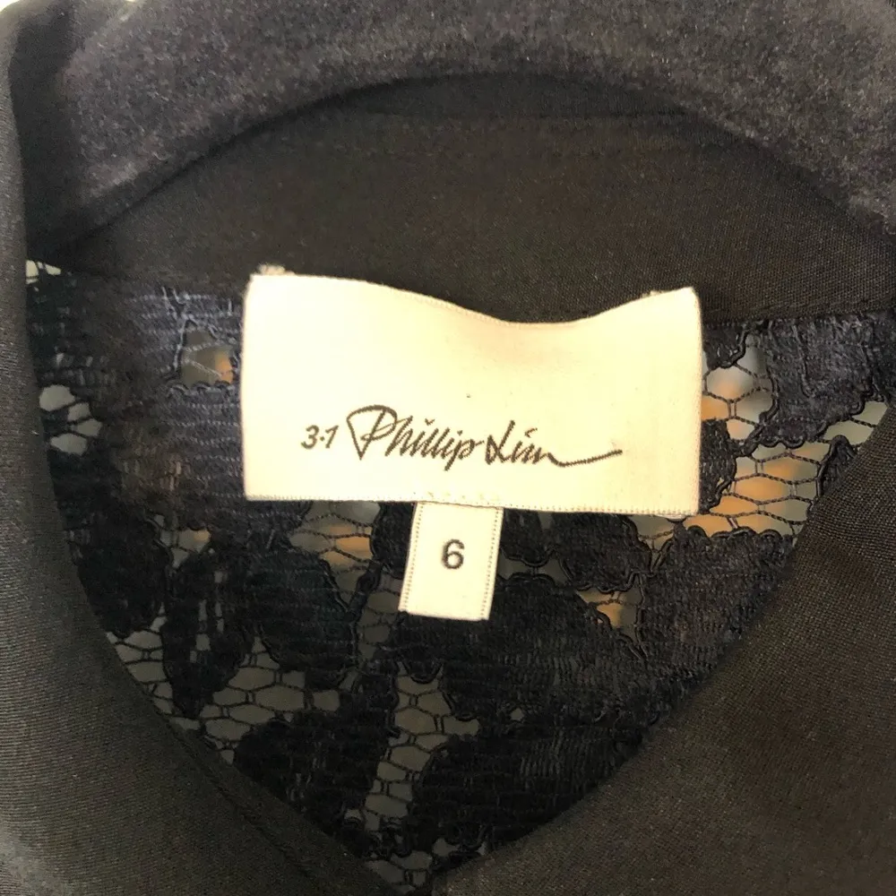 3.1 Phillip Lim Classic Lace Shirt Long Sleeve - Image 3