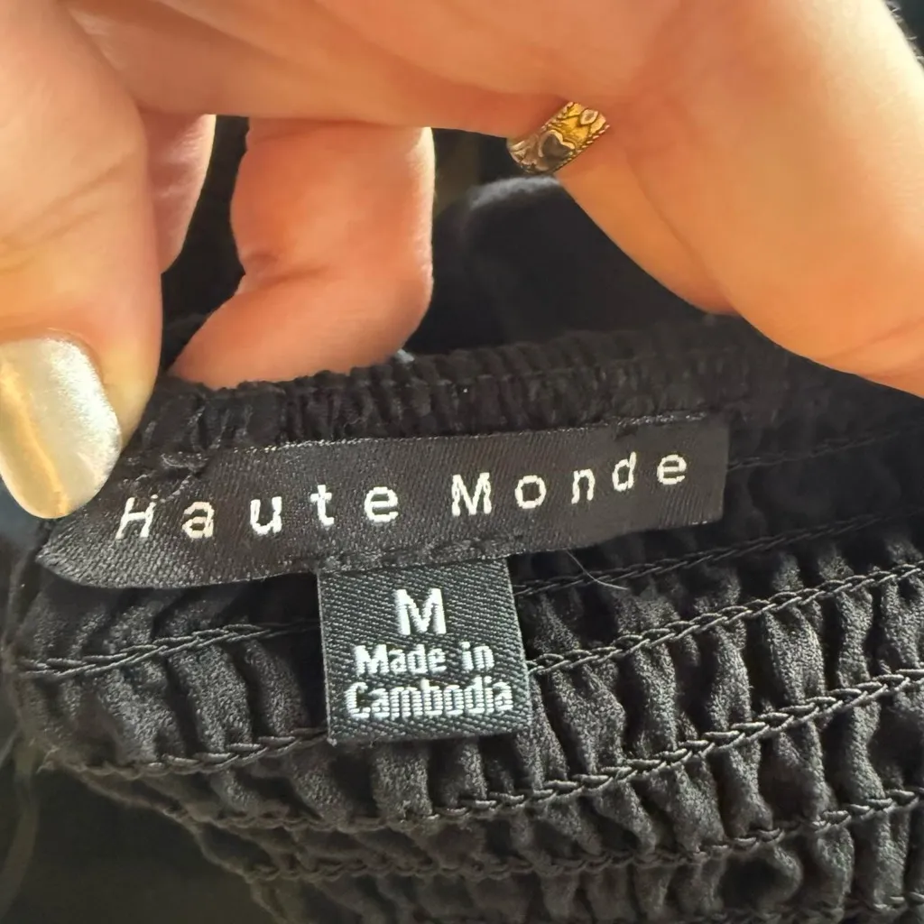 Haute Monde Elegant Black Top - Image 5