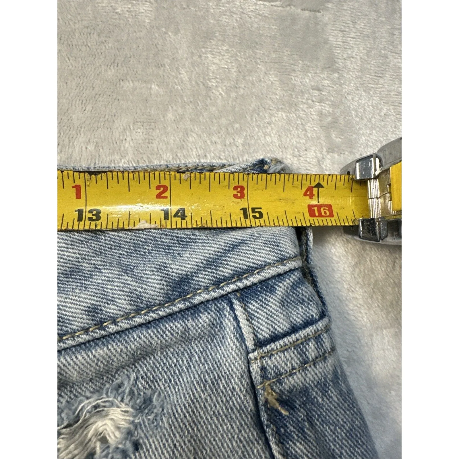 PacSun High Rise Distressed Mom Jeans Womens Size 28 Medium Wash Denim New - Image 5