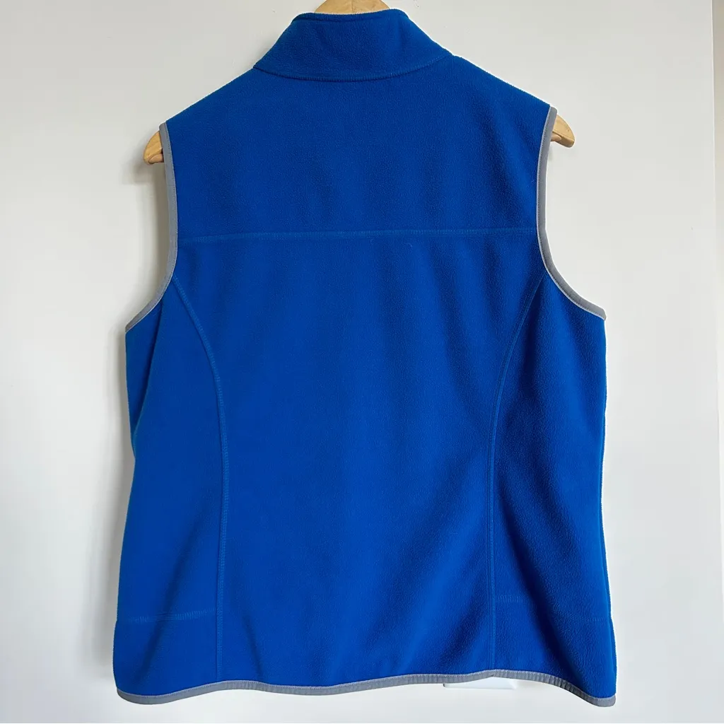 Vintage Collectable 2005 L.L.Bean x The Weather Channel Polartec Fleece Vest M Blue Size M - Image 2