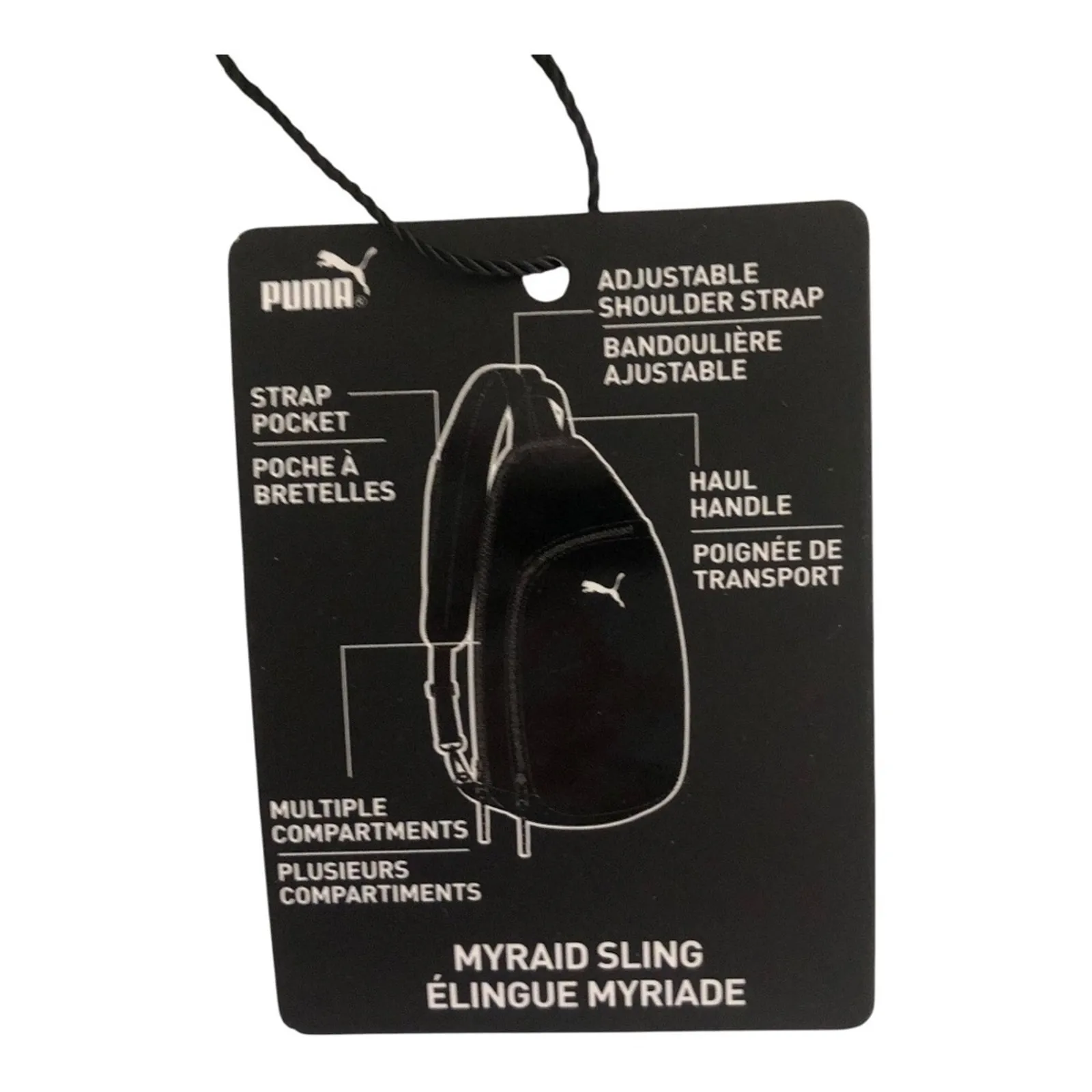 PUMA NWT Myraid Adjustable Multi Compartments Sling Bag Crossbody Fanny Pack - Image 11