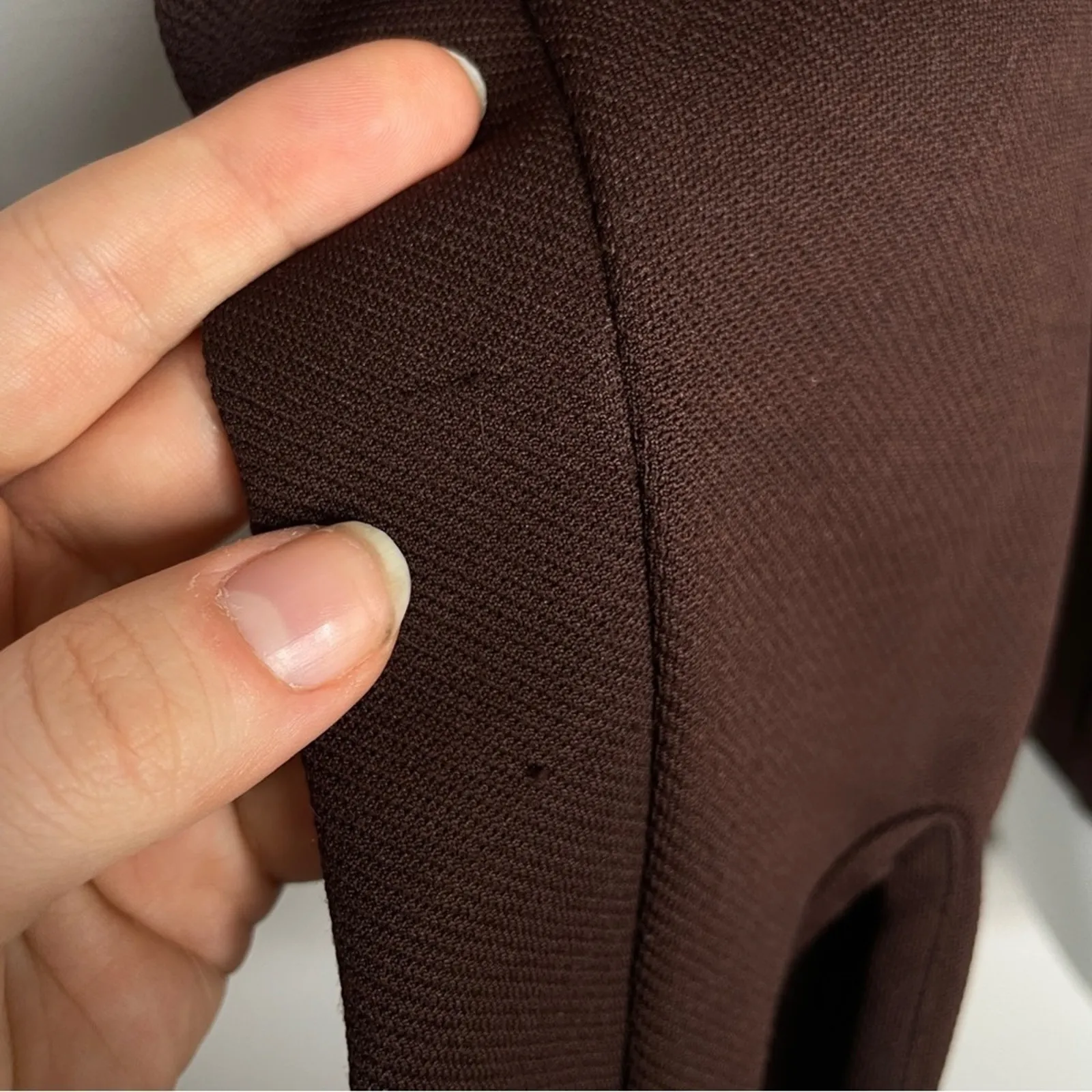 FREE PEOPLE Vintage Brown Jacket Womens Small Neutral Indie Sleaze Grunge Goblin - Image 8