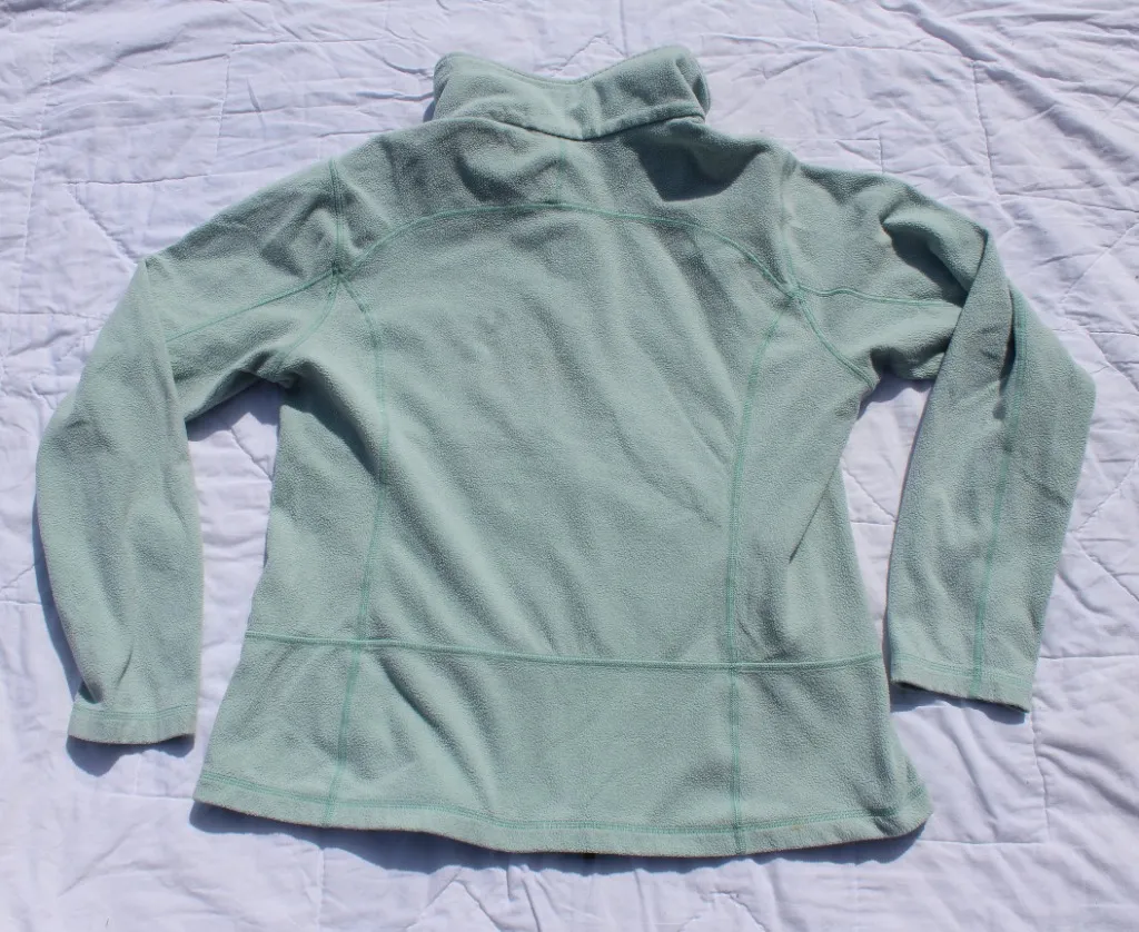 Patagonia Zip-Up Sweatshirt Light Blue XL Women’s  - Image 5