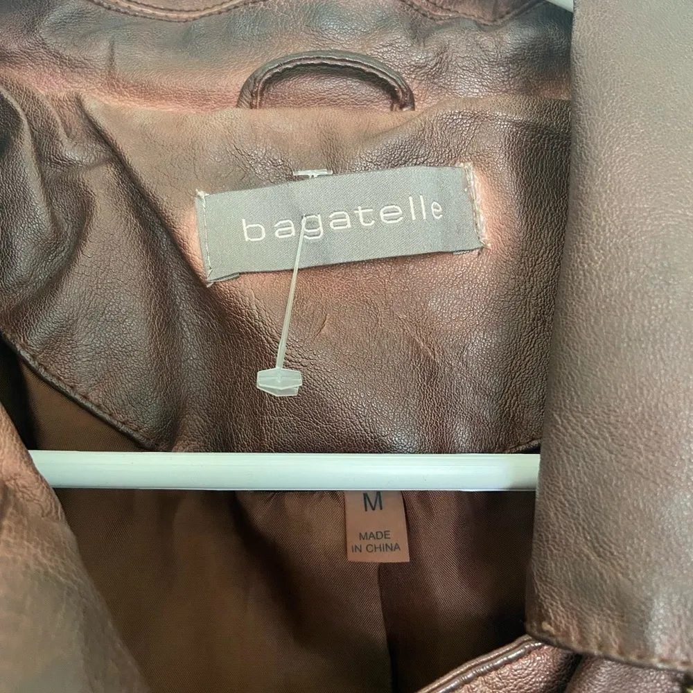 NWT | Bagatelle women’s vegan‎ leather jacket — medium - Image 4
