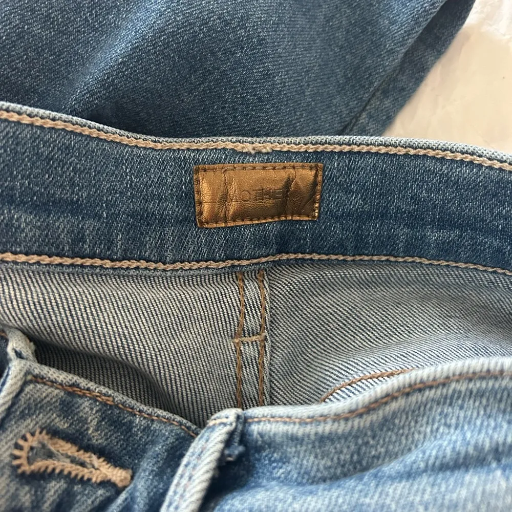 Mother High Waisted Rider Ankle Fray Jeans Size 26 - Image 5