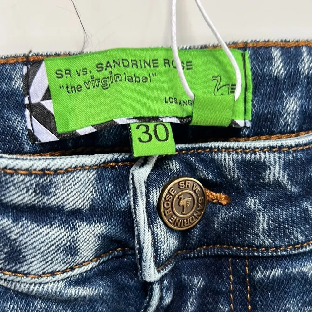 Sandrine Rose x  Distressed Skinny Jeans 30 - Image 4
