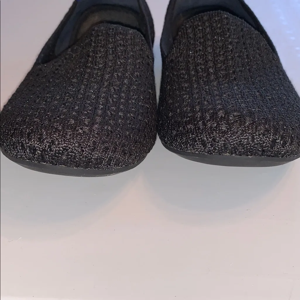 Rothy’s Black Honeycomb Knit Slip On Washable Loafer Flats 7.5 - Image 5