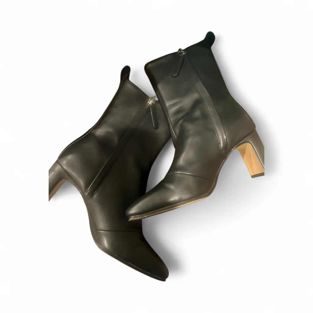 H&M 🖤  Black Heeled Ankle Boots - Image 4