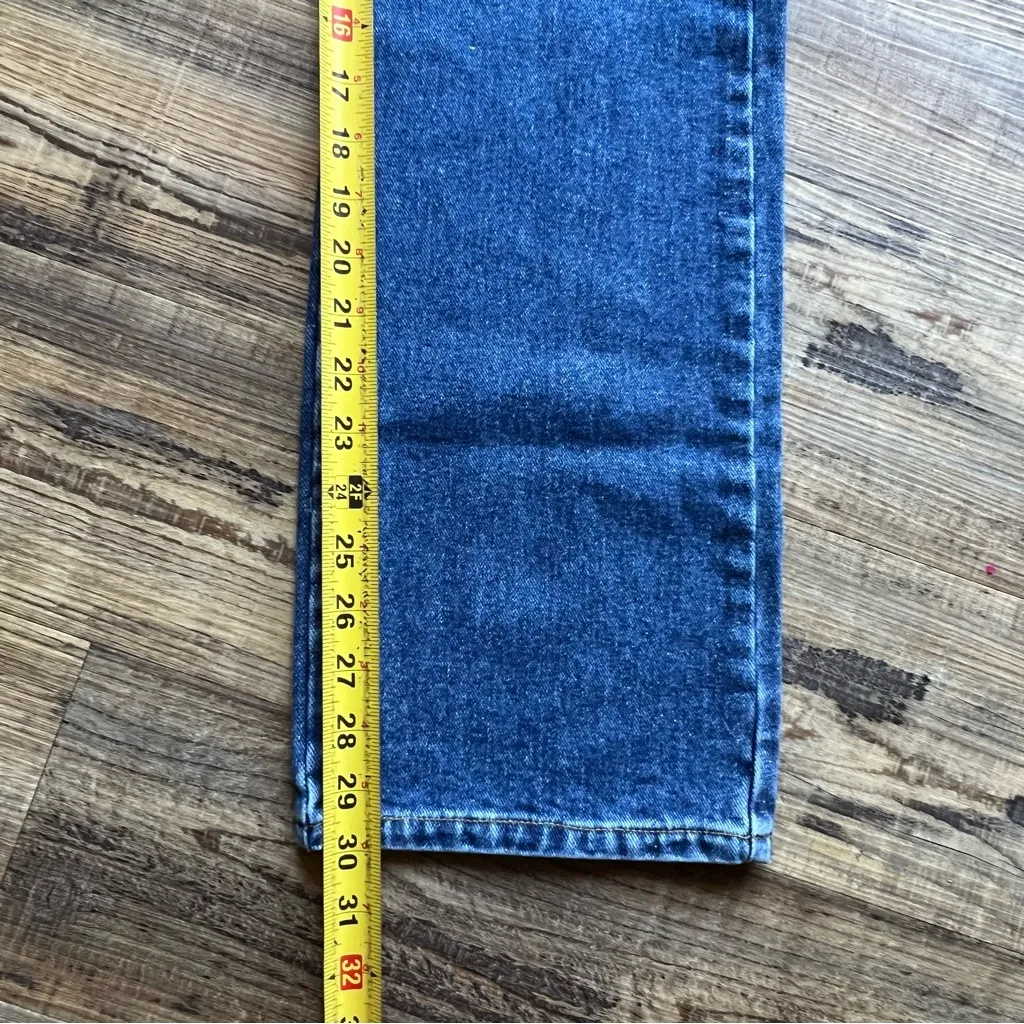 Dont Mess With Texas Womens Straight Leg Denim Jeans Glitter Size 8 Blue - Image 6