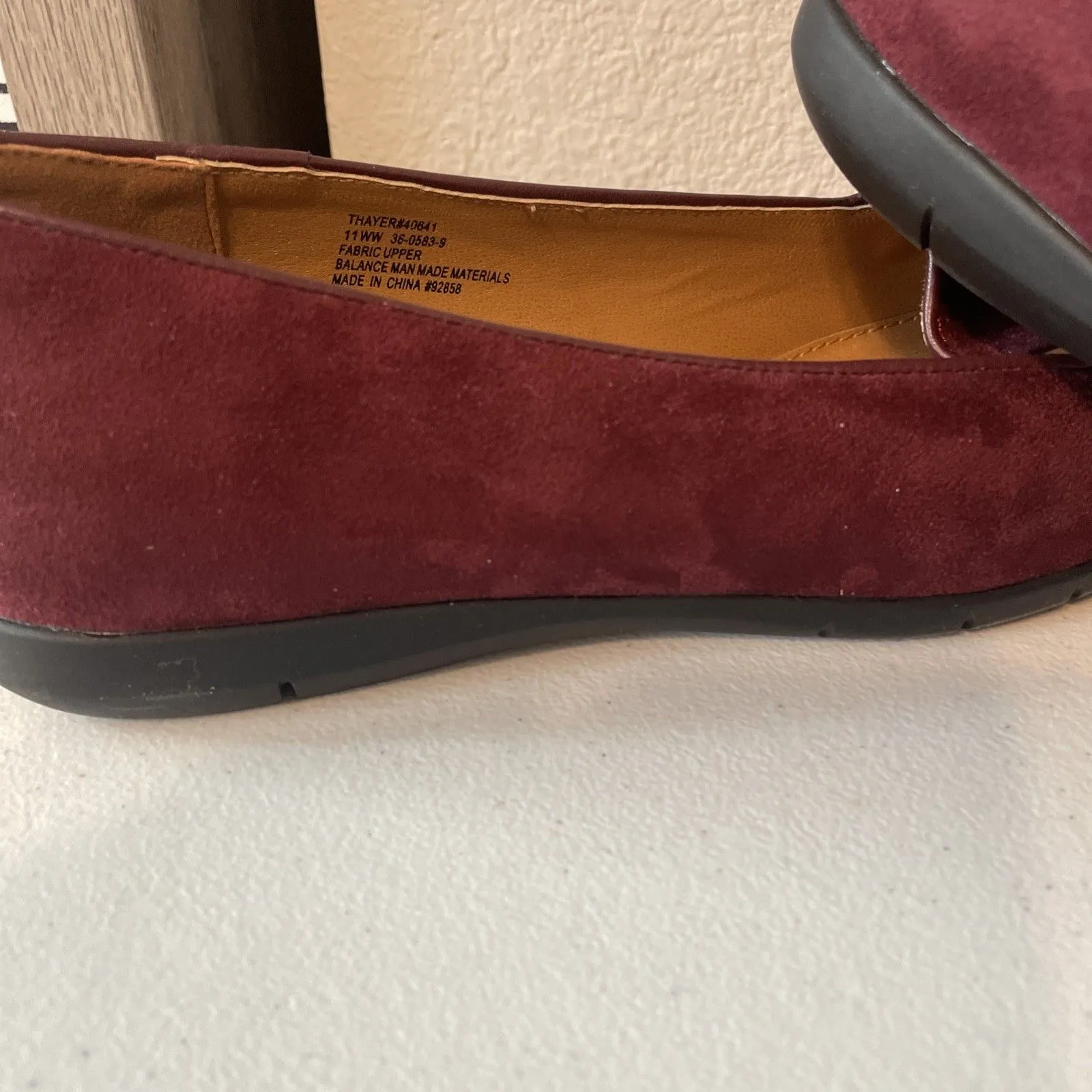 Comfortview Slip On Shoes Chain 11WW Great fall Holiday Color Flats - Image 6