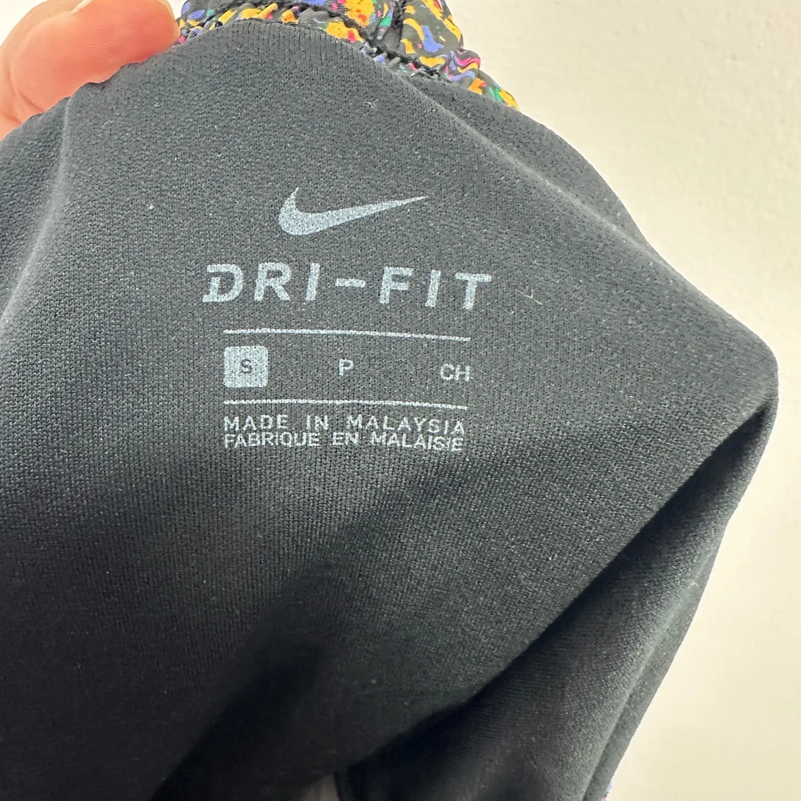 NIKE Black Speckle Tempo Icon Clash Dri-Fit Active Lined Running Shorts Size S - Image 3