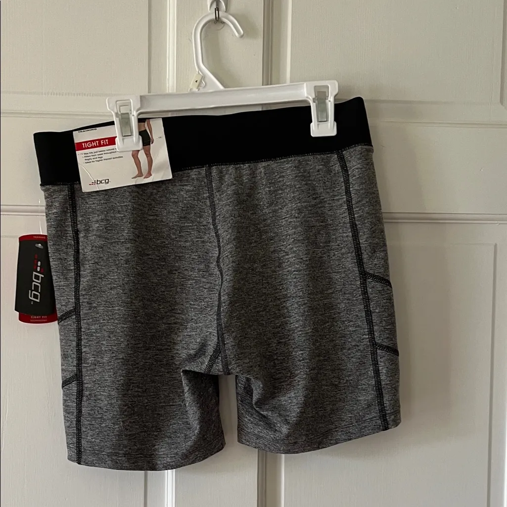 BCG Gray and Black Athletic Shorts - Image 6
