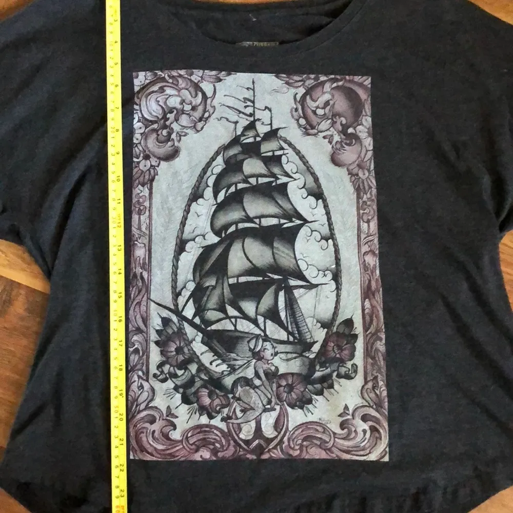 Dolman tee rockabilly Size 2X - Image 4