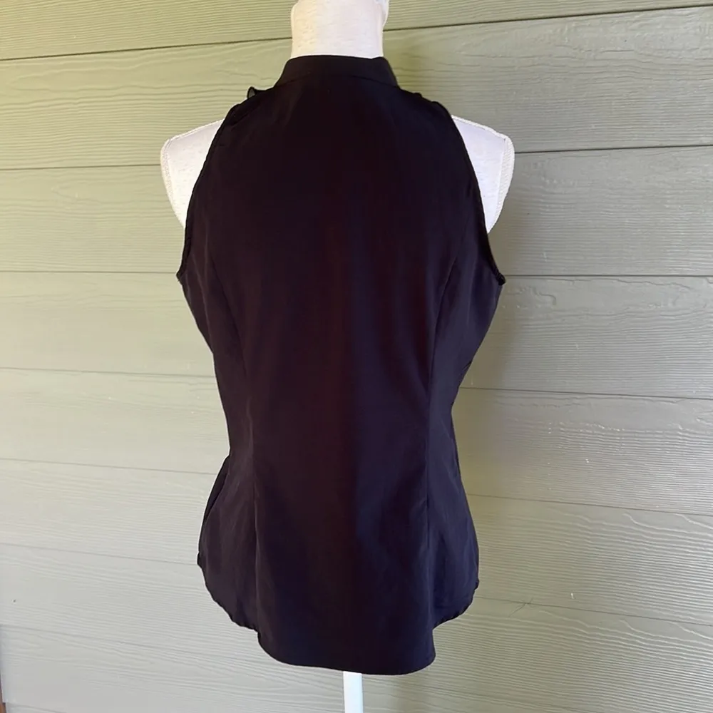 Renuar Ruffled Sleeveless Blouse Size 4 - Image 6