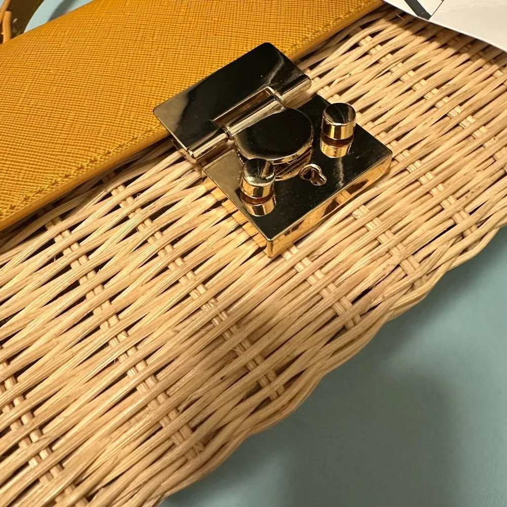 Zara Woven Handbag NWT - Image 5