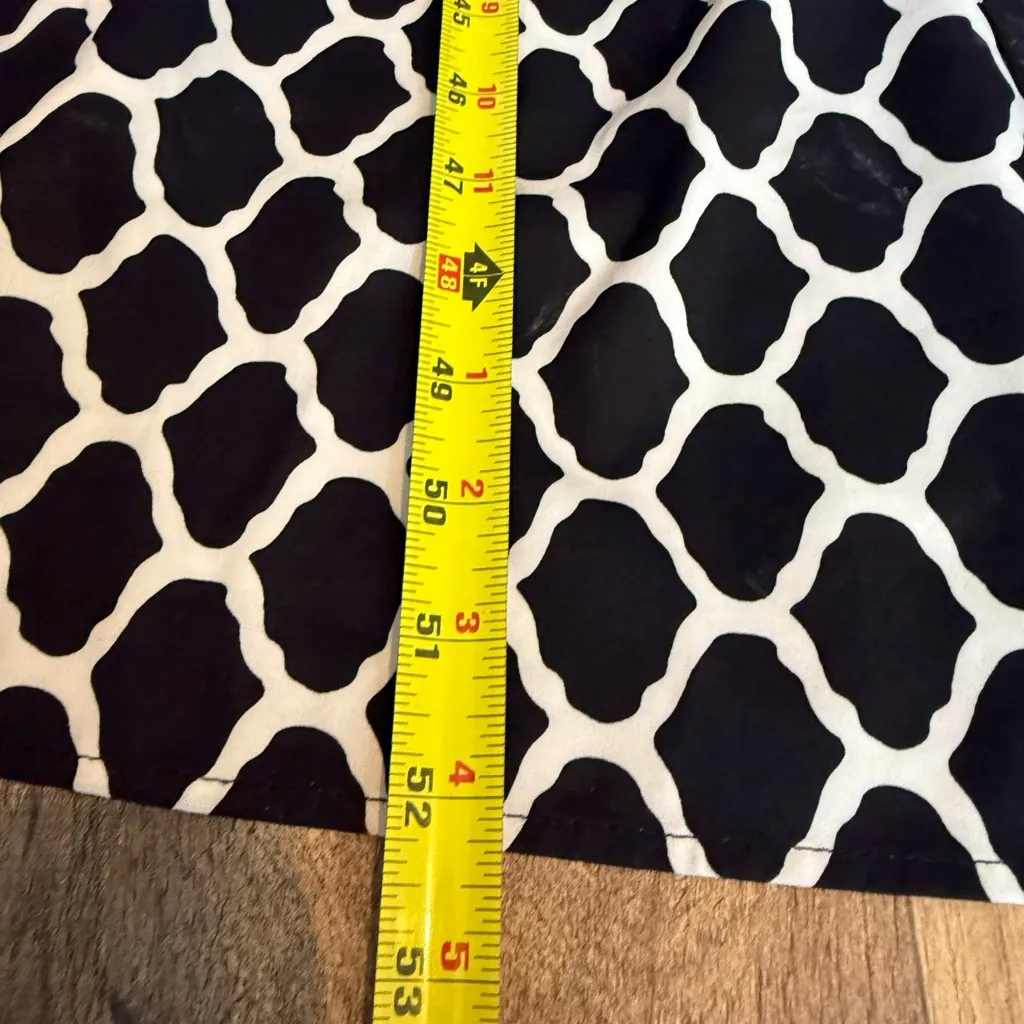 EMERY ROSE Chic Black and White Geometric Summer Maxi Dress size 2XL - Image 10