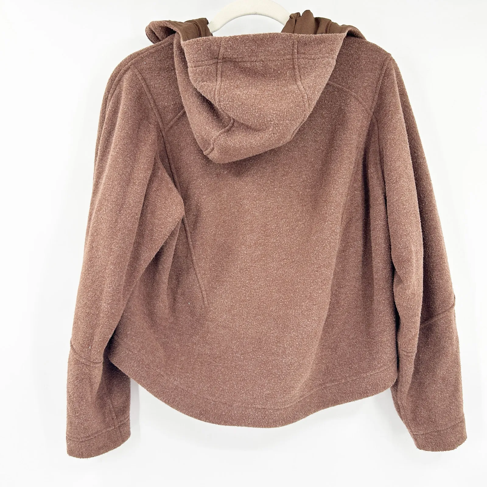 Lululemon Womens Lounge‎ Athleisure Sporty Looped Terry Fleece Half Zip Hoodie 2 - Image 8