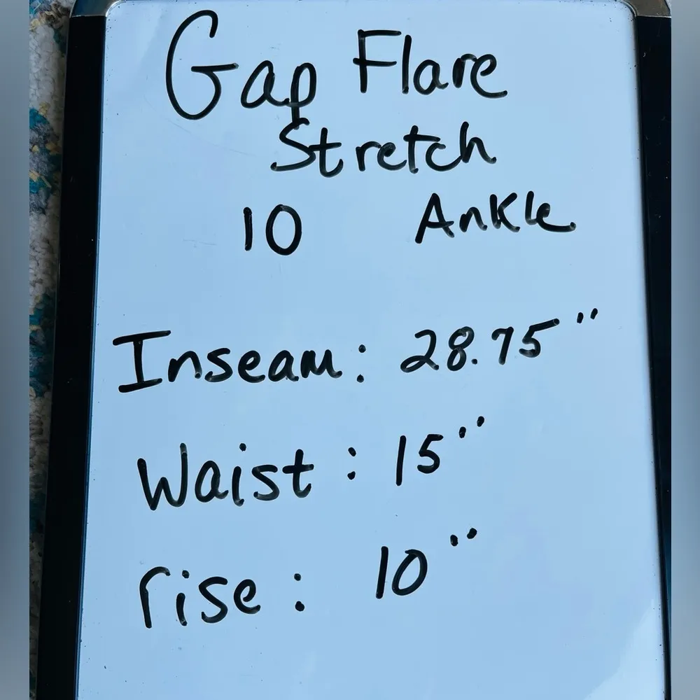 Gap Flare Jeans Stretch Womens 10 Ankle - Image 11