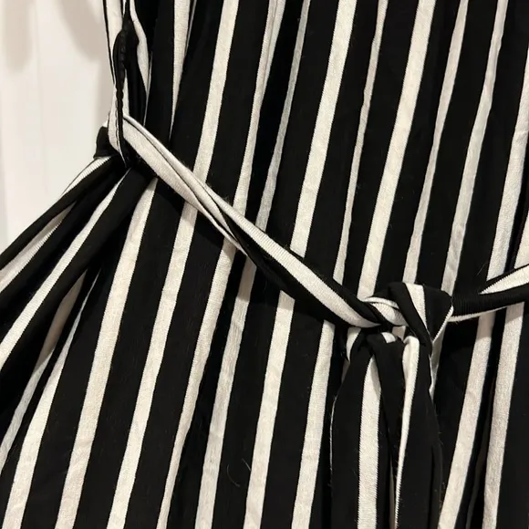 Aquavita Samira belted, striped black and white dress small medium‎ new tags - Image 4